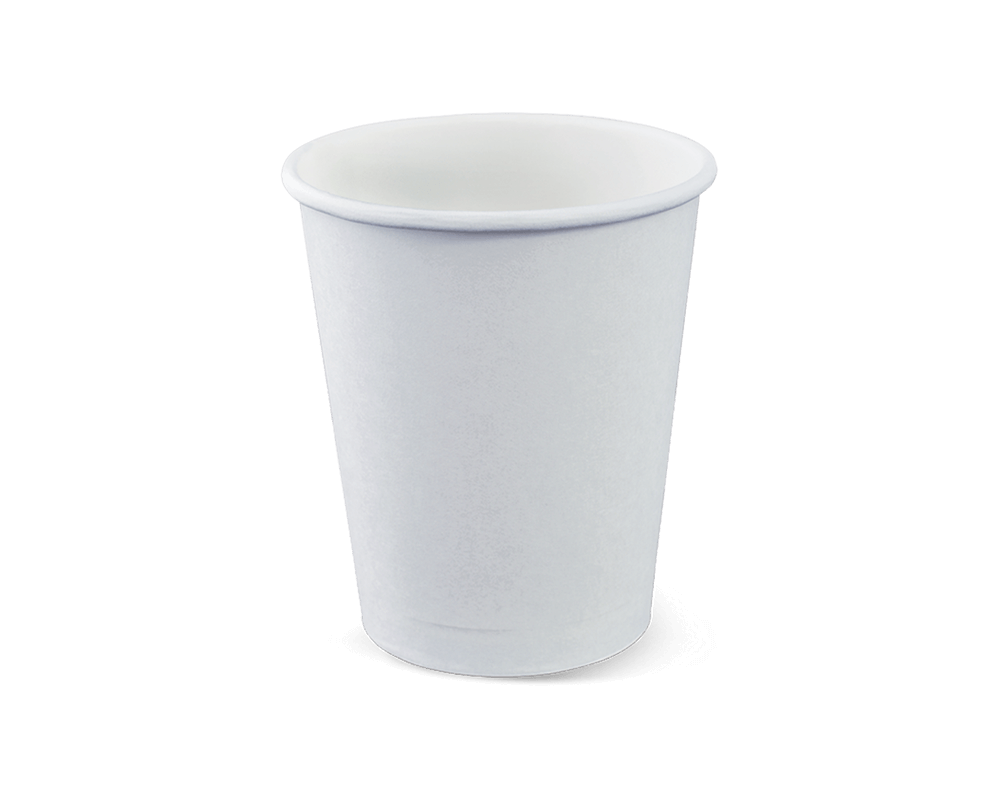 Single wall Hot Cup White